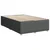 Vidaxl Box spring postelja z vzmetnico temno siva 120x190 cm blago