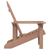 vidaXL Vrtni stol Adirondack HDPE rjav