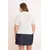 Trendyol Curve Ženska bluza Tbbss26Af00016, Krem