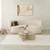 HANAH HOME Sto za dnevnu sobu Himalayas Travertine