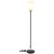 Globo 15977S - Podna lampa ROWENA 1xE27/60W/230V crna/bela