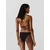 Karl Lagerfeld Bikini hlačke Scallop črna/bela