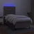 Vidaxl Box spring postelja z vzmetnico LED taupe 100x200 cm blago