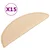 Prostirke za stepenice 15 kom 65x21x4 cm krem poluokrugle velike