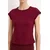 Trendyol Milla ženska majica Thmss26Ts00004, burgundac-bordo