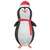 Figura pingvina na snijegu Topla bijela 78 x 178 cm tkanina