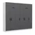 Hanah Home Garderober Kale-5148, 270x235x52 cm, Antracit