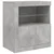 Komoda s LED svjetlima siva boja betona 162 x 37 x 67 cm