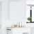 vidaXL Viseča omarica Riga Bela 60 x 31 x 80 cm Konstruiran les