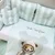 Bebi komplet Teddy Mint - posteljina za krevetac 8/1