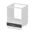 Hanah Home kuhinjski element Minar 7956, 60 cm, beli / antracit