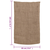 Jutene vreće 10 kom 60x105 cm 100 % juta 220 g/m2