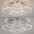 JUST LIGHT. 15268-16 - LED plafonsko svetlo CRYSTALLO LED/48,5W/230V belo