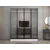 Hanah Home ormar sa reflektujućim staklom Nisa 20638, 180 cm, beli