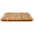Gornji dio stola 110 x 55 x 3,5 cm Pravokutni Čvrsto teak drvo