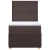 vidaXL vidaXL Box spring postelja z vzmetnico temno rjava 90x200 cm blago, (21309462)