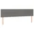 Vidaxl Box spring postelja z vzmetnico temno siva 200x200 cm blago