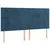 LED uzglavlje tamnoplavo 200x5x118/128 cm od tkanine