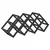 Stalak za vino Crni hrast 63 x 16,5 x 25 cm