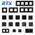 shumee Tuya Smart ZigBee vtičnica + RTX stekleni okvir črne barve