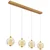 Globo 16047-4H - LED luster na sajli VIRINA LED/32W/230V 3000K zlatna