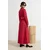 Trendyol Modest Ženska haljina Tctss26Eb00042, Crvena