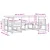 Set vanjskih sofa 6 kom. Prirodna i krem