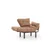 Atelier del Sofa Fotelja Nitta 95x85x70cm Svetlobraon