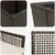 Bistro set za vrt 3 pcs Smeđa poliratan