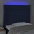 Vidaxl vidaXL Vzglavje postelje z LED modro 103x16x118/128 cm blago