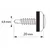 Vijaki Farmer GTF02P Panhead 4,8x20mm RAL 9005