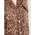 VERO MODA Bluza VMBUMPY rjava/svetlo rjava/temno rjava