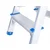 Aluminijasta dvostranska lestev 4-stopniška 150kg 82131