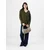 VERO MODA Pulover VMILSE temno zelena