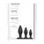 Ouch! Apex Butt Plug Set Black
