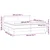 Vidaxl Box spring postelja z vzmetnico LED modra 200x200 cm blago