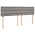 Vidaxl Box spring postelja z vzmetnico taupe 200x200 cm blago