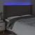 Vidaxl LED posteljno vzglavje taupe 203x16x118/128 cm blago