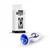 Gardj Europe Plug-Jewellery Silver PLUG – temno modra