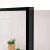 Sobna vrata crna 102 x 201,5 cm kaljeno staklo i aluminij tanka