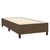 vidaXL vidaXL Box spring postelja z vzmetnico temno rjava 80x200 cm blago, (20930123)