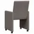 Blagovačke stolice s kotačima 2 pcs Svjetlosiva 57 x 66 x 94 cm