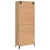 Highboard 2 pcs Umjetnički hrast Konstruirano drvo