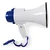 MEPH150WT Megafon 115dB, max.250m ugradjena sirena i funkcija snimanja, Blue/White
