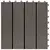 Pločice za decking 11 pcs Tamno smeđa 30 x 30 cm