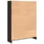Polica Crni hrast 80 x 24 x 109 cm Konstruirano drvo