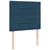 Vidaxl Box spring postelja z vzmetnico temno modra 120x200 cm žamet