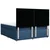 vidaXL vidaXL Box spring postelja z vzmetnico modra 180x200 cm blago, (21306551)