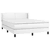 Vidaxl Box spring postelja z vzmetnico bel 140x200 cm umetno usnje