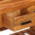 Komoda s 3 ladice 110 x 30 x 80 cm od masivnog drva